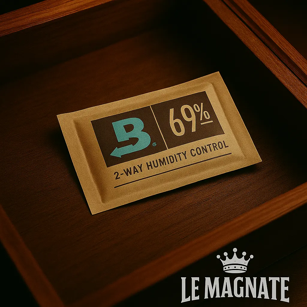 69% Boveda pack inside humidor